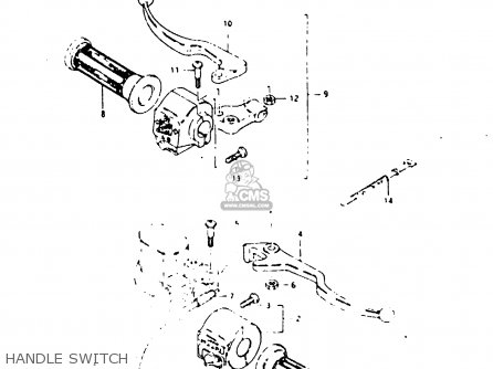 HANDLE SWITCH - ZR50SK 1987 (H) (E02 E16 E21)