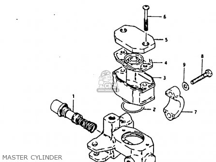MASTER CYLINDER - ZR50SK 1987 (H) (E02 E16 E21)