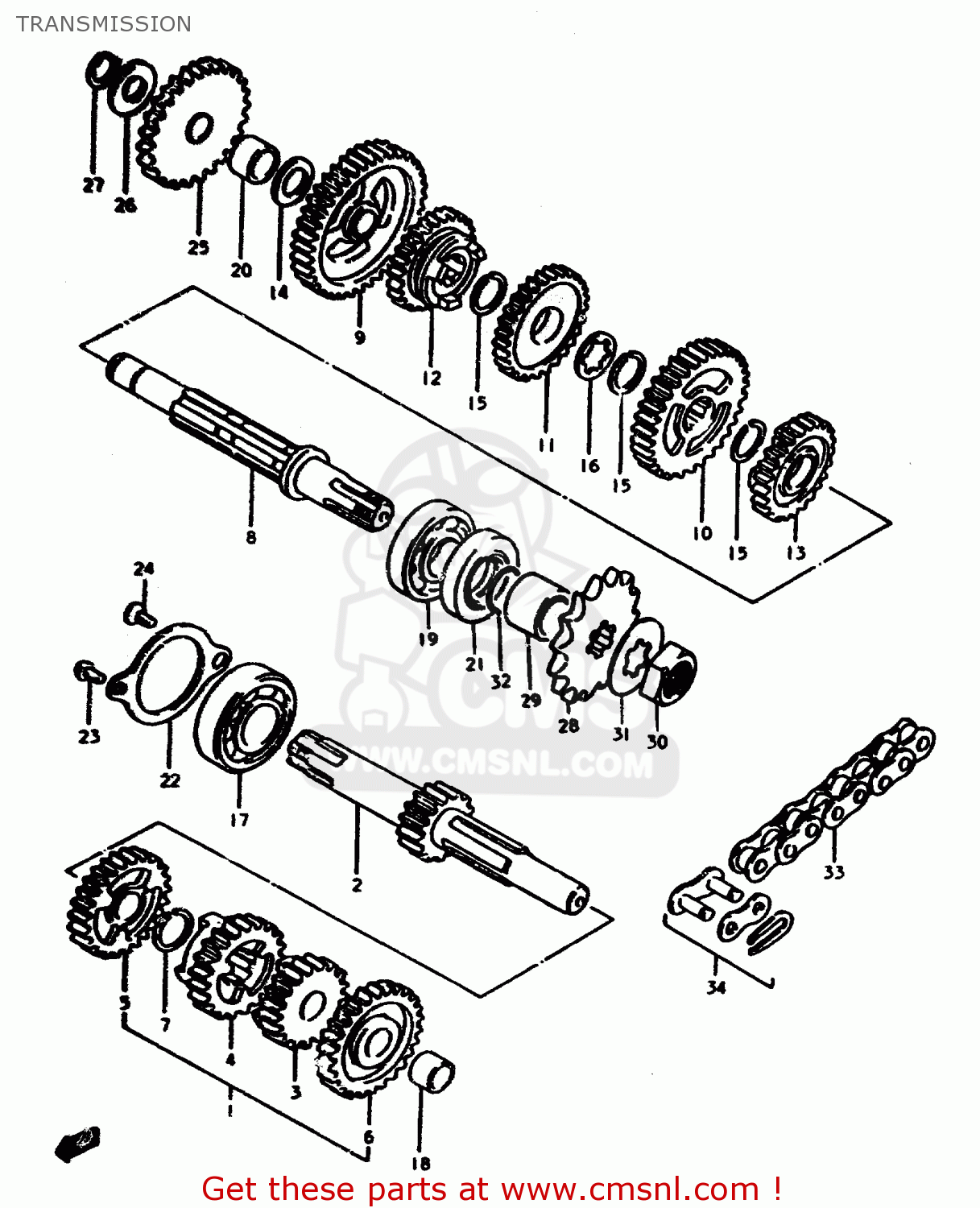 TRANSMISSION ZR50SLK 1981 (X) (E02 E21)