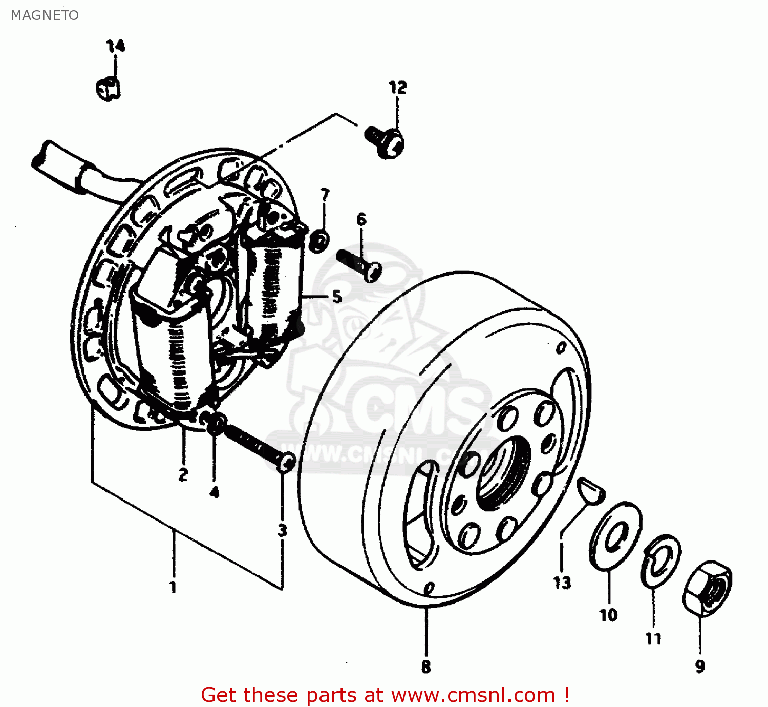 MAGNETO ZR50SLK 1981 (X) (E02 E21)