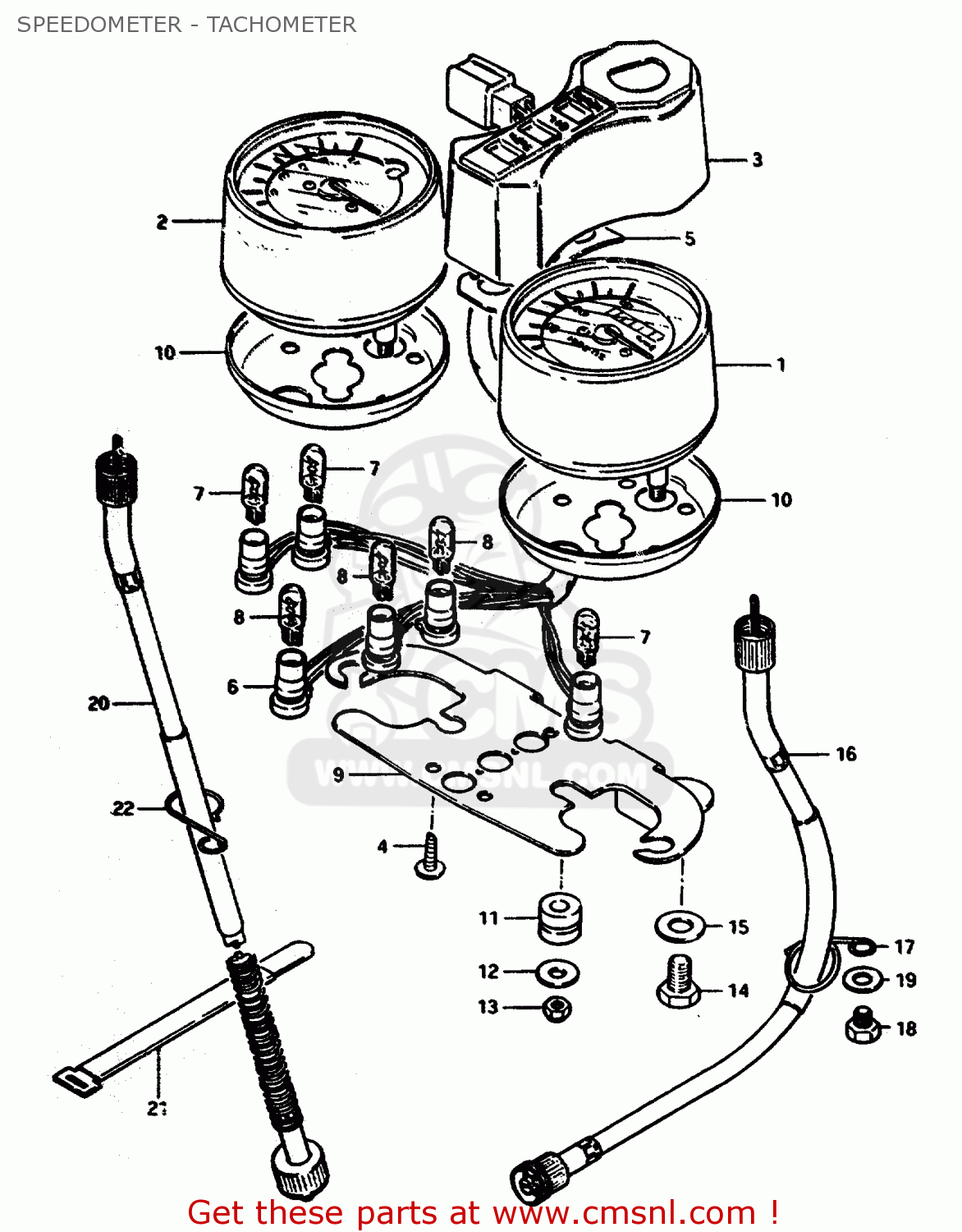 SPEEDOMETER - TACHOMETER ZR50SLK 1981 (X) (E02 E21)