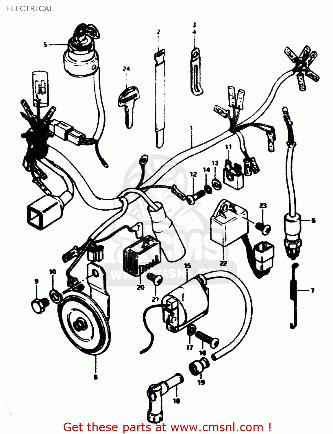 ELECTRICAL ZR50SLK 1981 (X) (E02 E21)