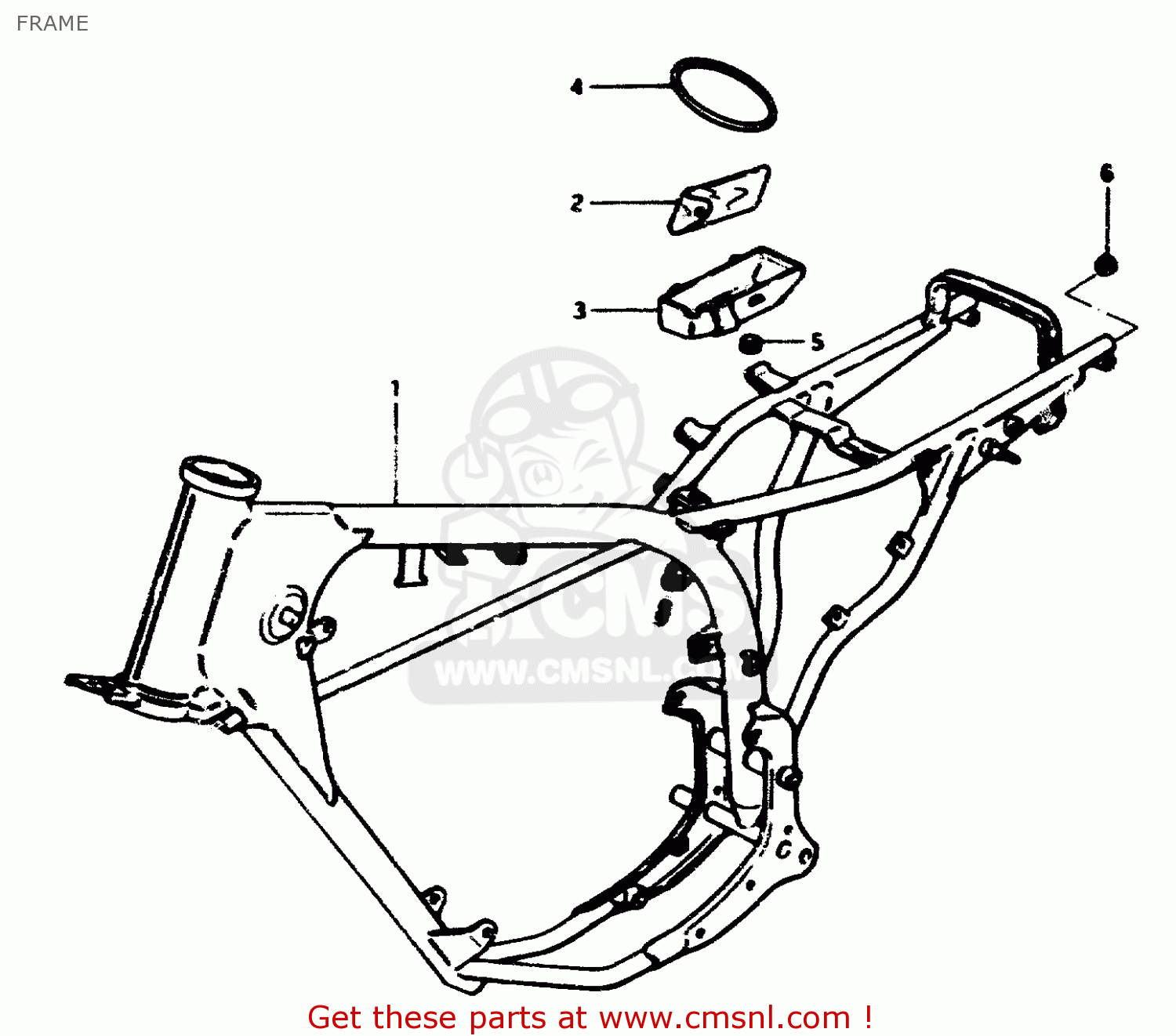 FRAME ZR50SLK 1981 (X) (E02 E21)
