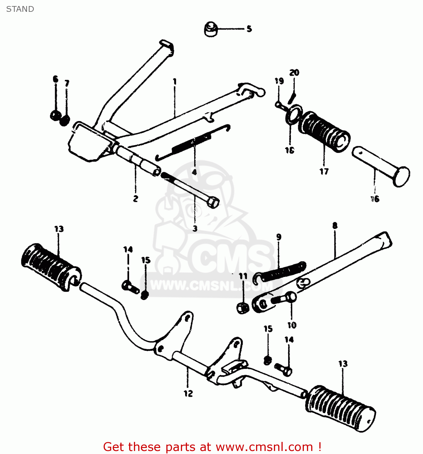 STAND ZR50SLK 1981 (X) (E02 E21)