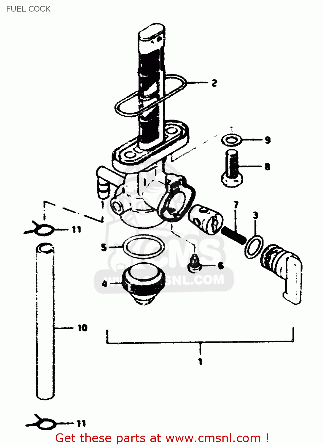 FUEL COCK ZR50SLK 1981 (X) (E02 E21)