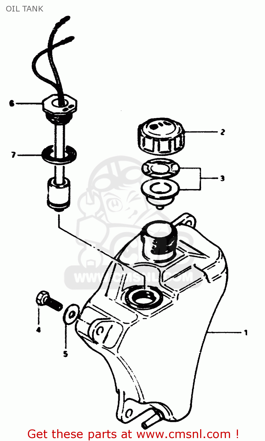OIL TANK ZR50SLK 1981 (X) (E02 E21)