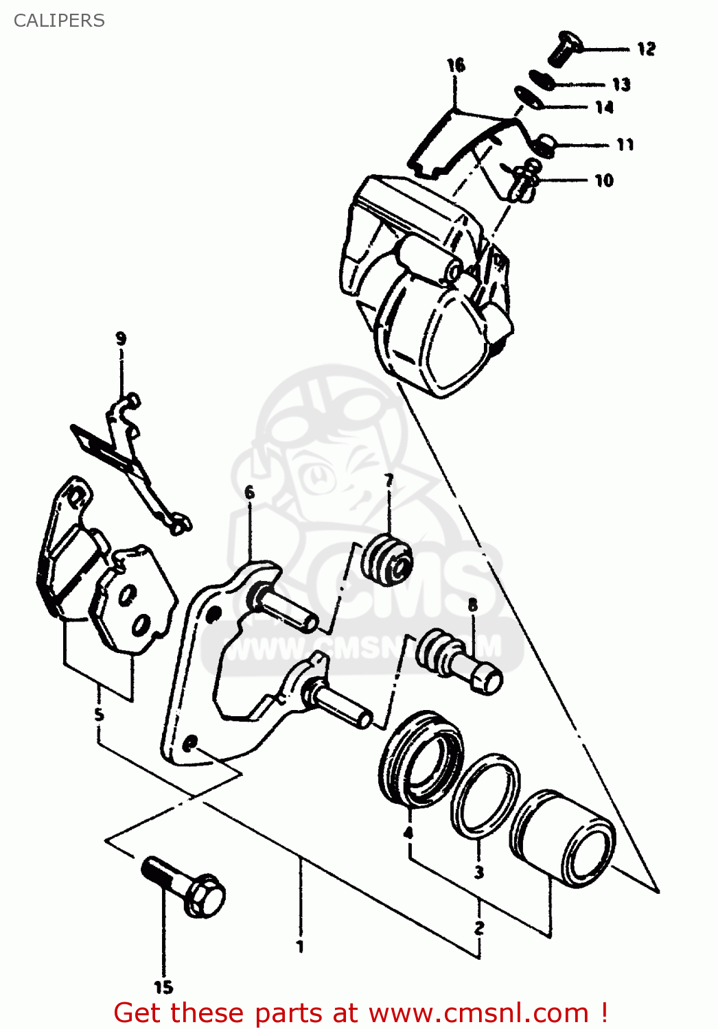 CALIPERS ZR50SLK 1981 (X) (E02 E21)