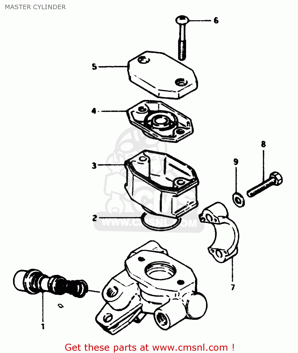 MASTER CYLINDER ZR50SLK 1981 (X) (E02 E21)