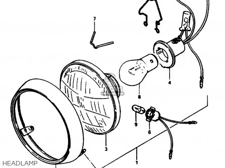 HEADLAMP - ZR50SLK 1981 (X) (E02 E21)