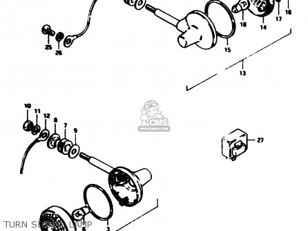 TURN SIGNAL LAMP - ZR50SLK 1981 (X) (E02 E21)