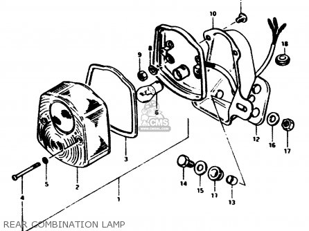 REAR COMBINATION LAMP - ZR50SLK 1981 (X) (E02 E21)