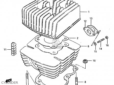 CYLINDER - ZR50SLK 1981 (X) (E02 E21)