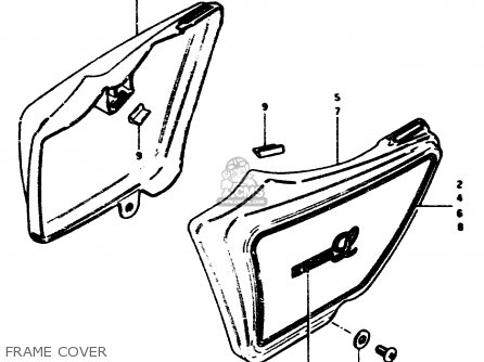 FRAME COVER - ZR50SLK 1981 (X) (E02 E21)