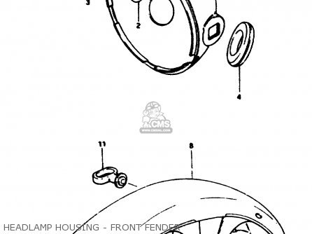 HEADLAMP HOUSING - FRONT FENDER - ZR50SLK 1981 (X) (E02 E21)