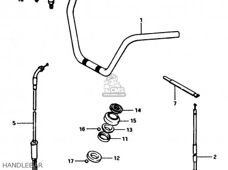 HANDLEBAR - ZR50SLK 1981 (X) (E02 E21)