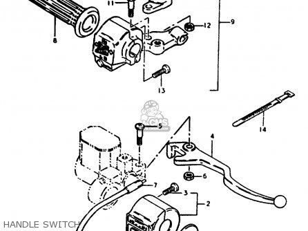 HANDLE SWITCH - ZR50SLK 1981 (X) (E02 E21)