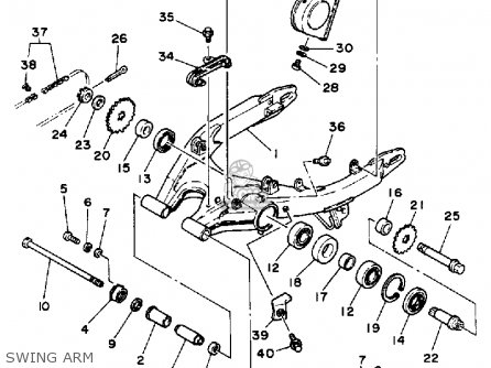 BEARING(54G) for BW200E BIG WHEEL 1986 (G) USA - order at CMSNL