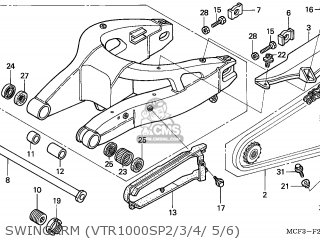 (52200-MCF-D30) SWINGARM SUB ASSY (52200-MCF-D30) SWINGARM SUB ASSY