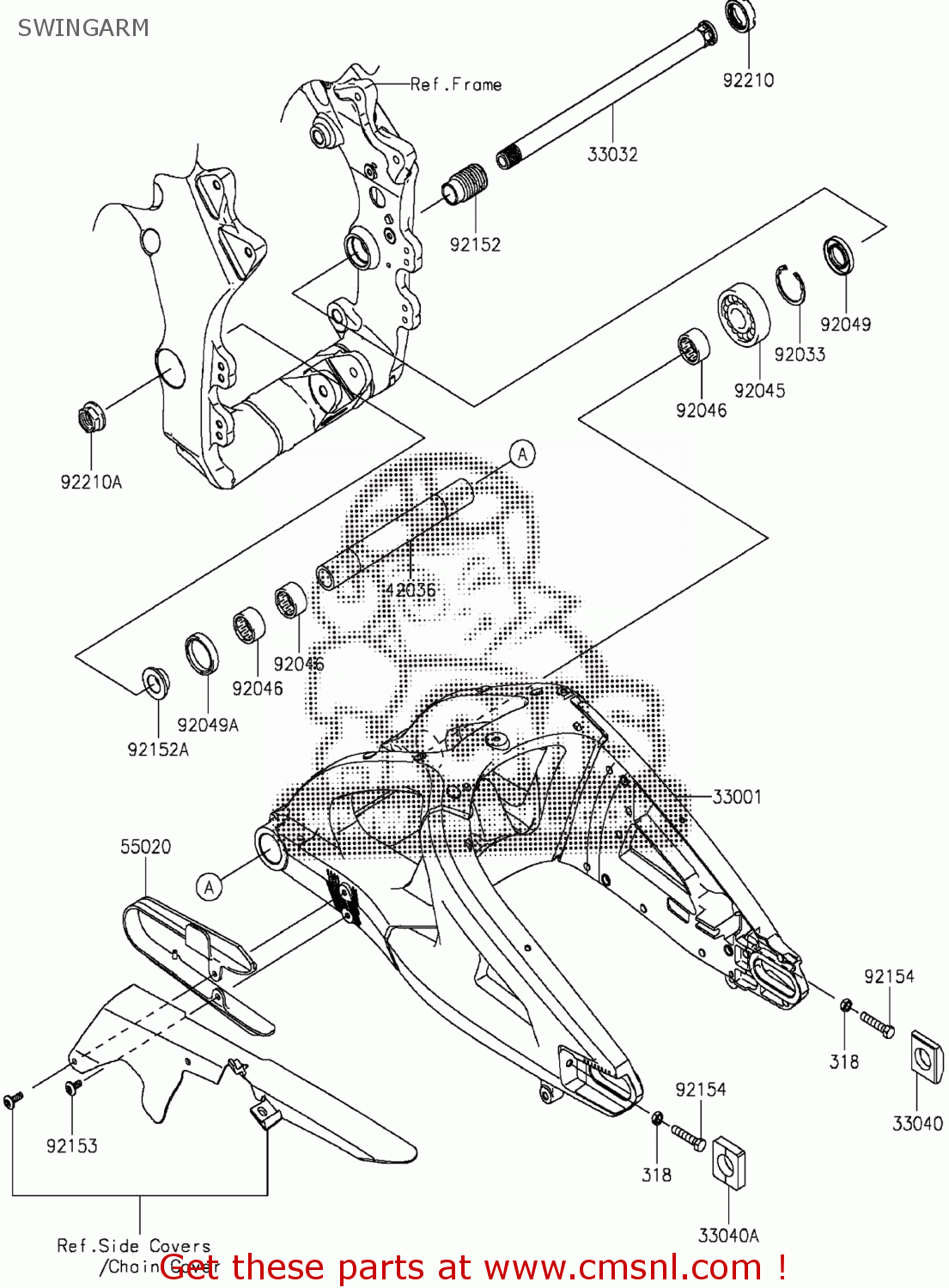 Kawasaki BOLT,FLANGED,8X60 921540736 Kawasaki BOLT,FLANGED,8X60 921540736