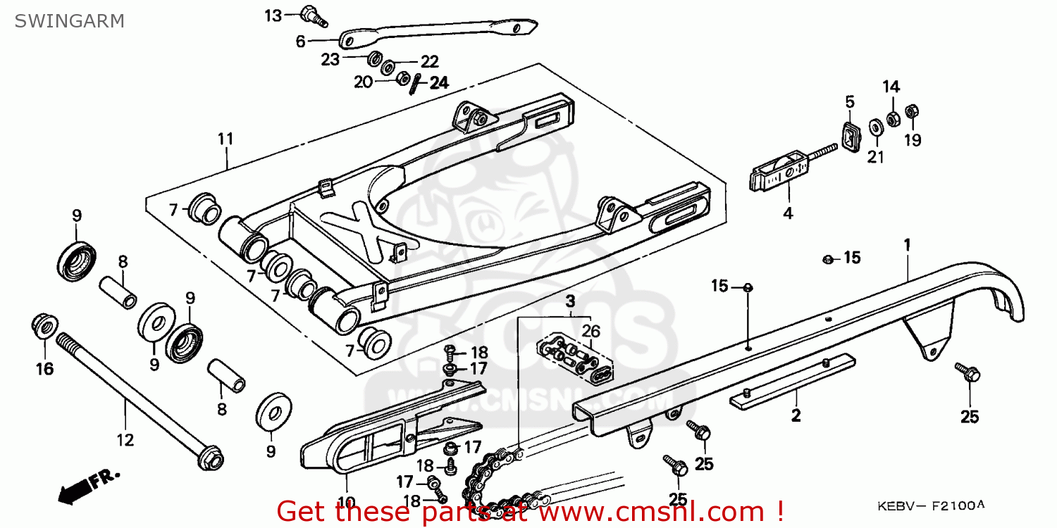 40530KEB621 Chain,drive Reg13 Honda buy the 40530KEB621 at CMSNL