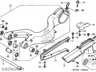 SWINGARM SUB ASSY SWINGARM SUB ASSY