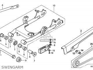 (52200-KGA-B20) SWINGARM SUB ASSY (52200-KGA-B20) SWINGARM SUB ASSY
