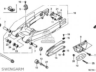 (52200-KCY-650) SWINGARM SET (52200-KCY-650) SWINGARM SET
