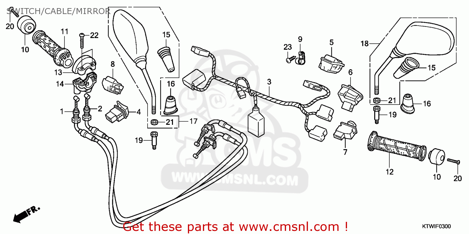 Honda CLIP(12.3MM) 37215KTWB00 Honda CLIP(12.3MM) 37215KTWB00
