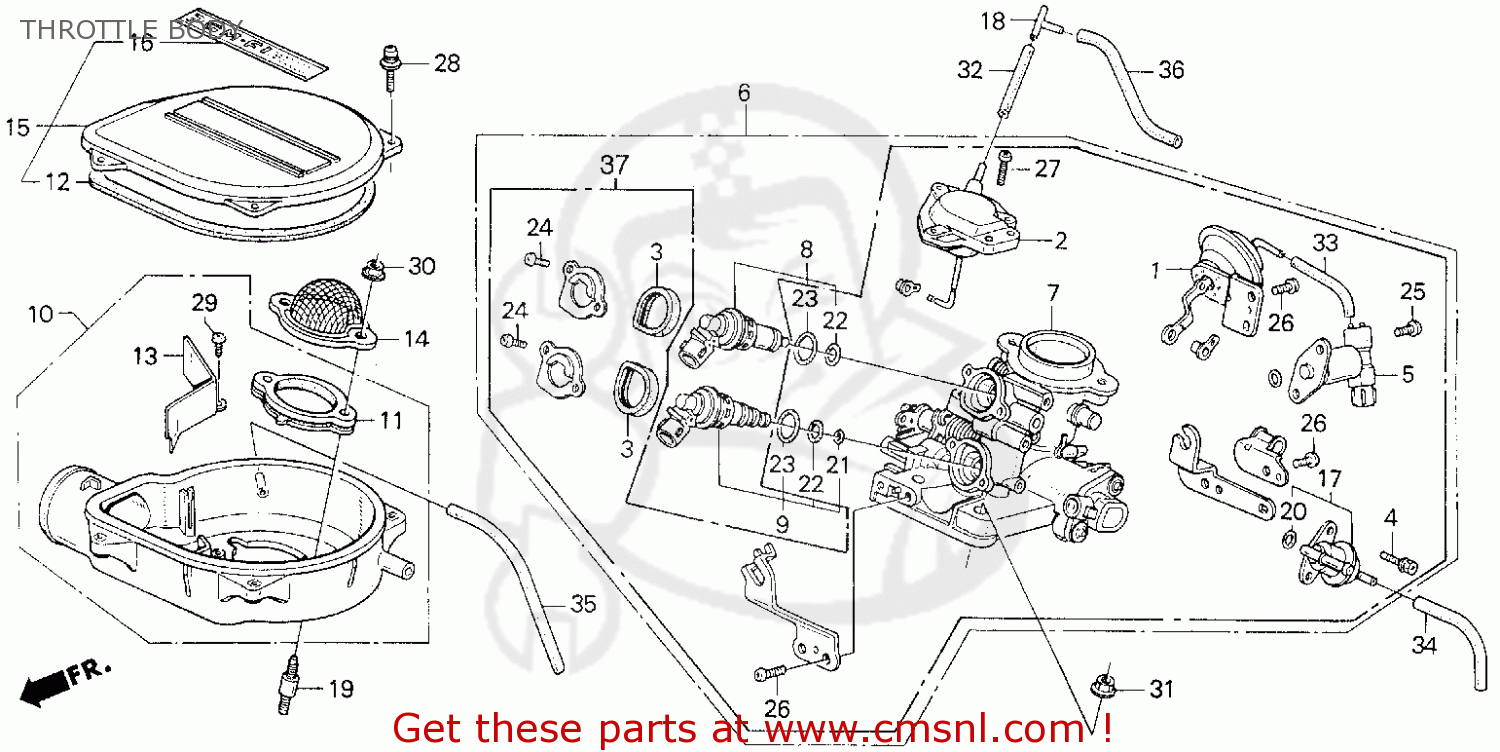 16400pm5x10: Body Assy. (gg01b) Honda - Buy The 16400-pm5-x10 At Cmsnl