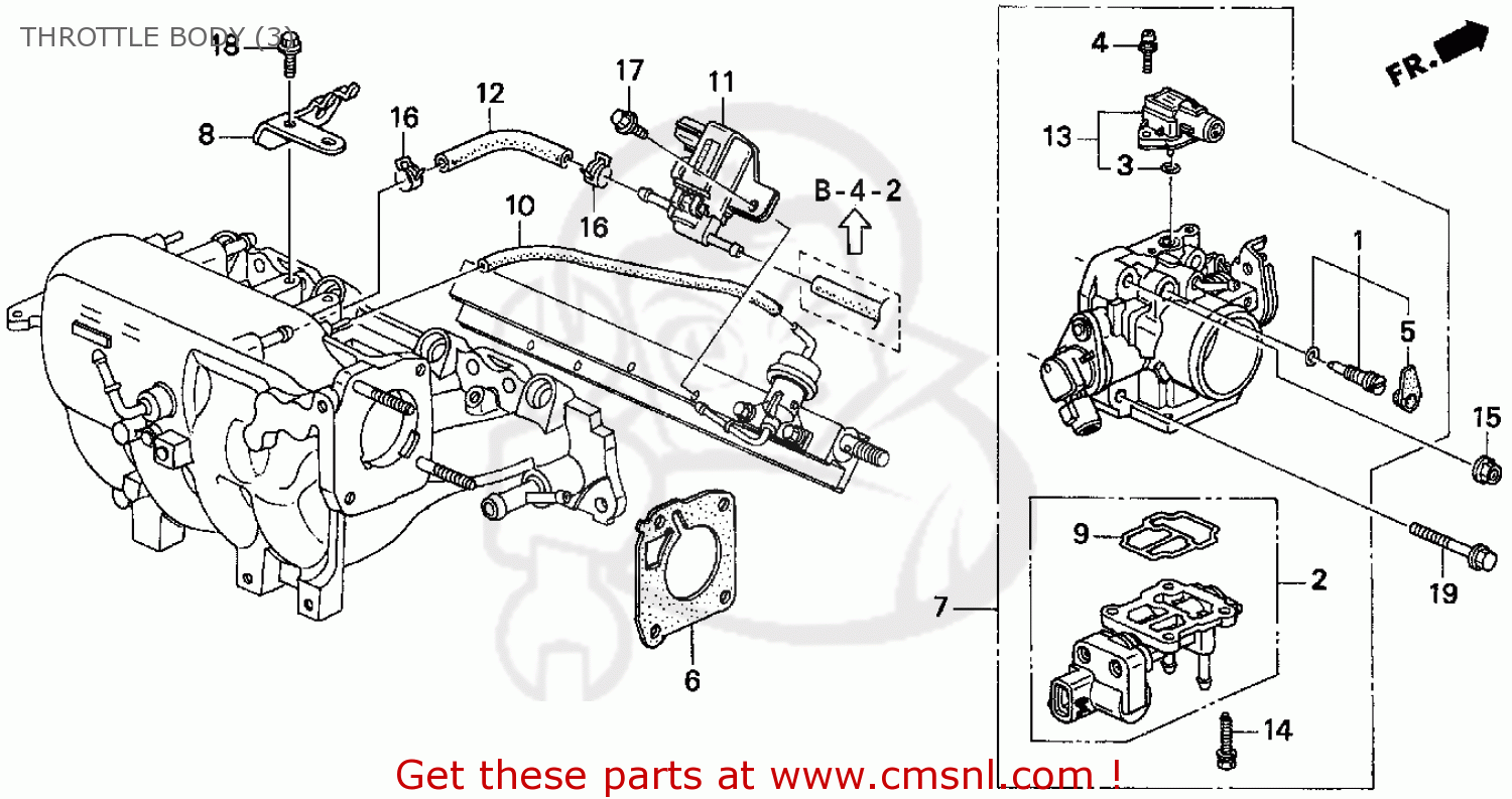 16400P2MQ51: Throttlebody Assy Honda - buy the 16400-P2M-Q51 at CMSNL