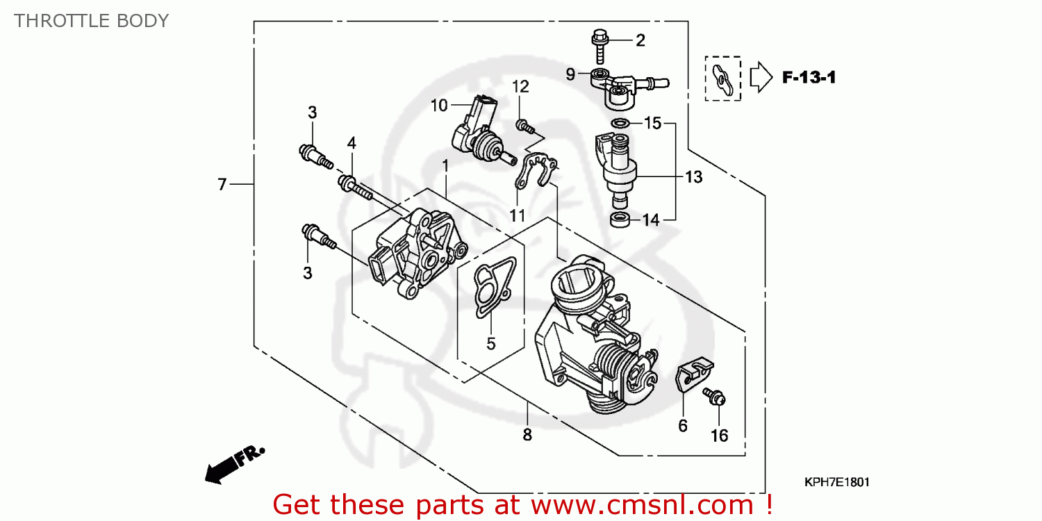 16422KTMD21 Joint,injector Honda buy the 16422KTMD21 at CMSNL
