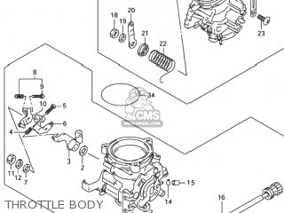 Body Assembly, Throttle, Front photo