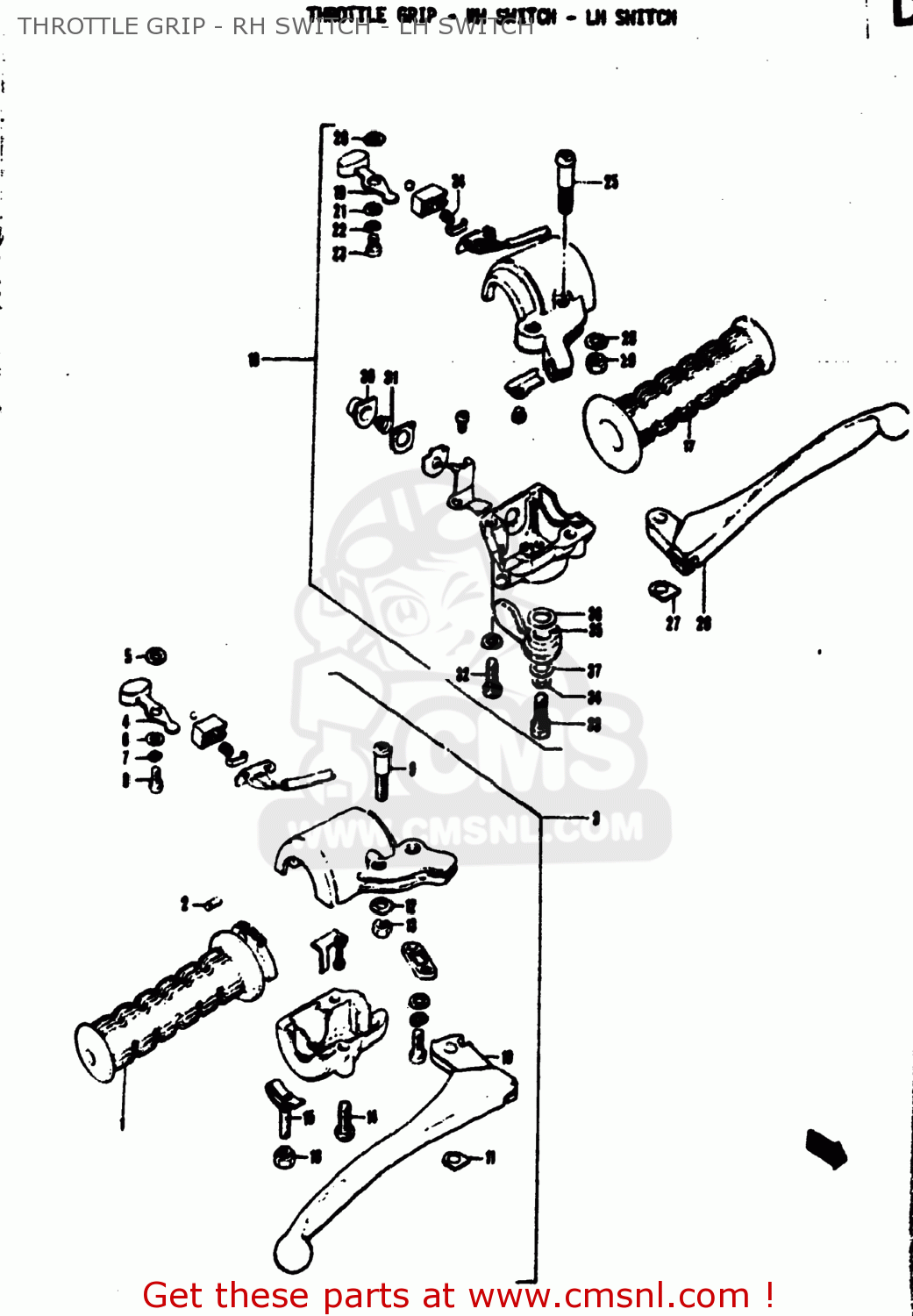 5750027210 Lever Assembly Suzuki buy the 5750027210 at CMSNL