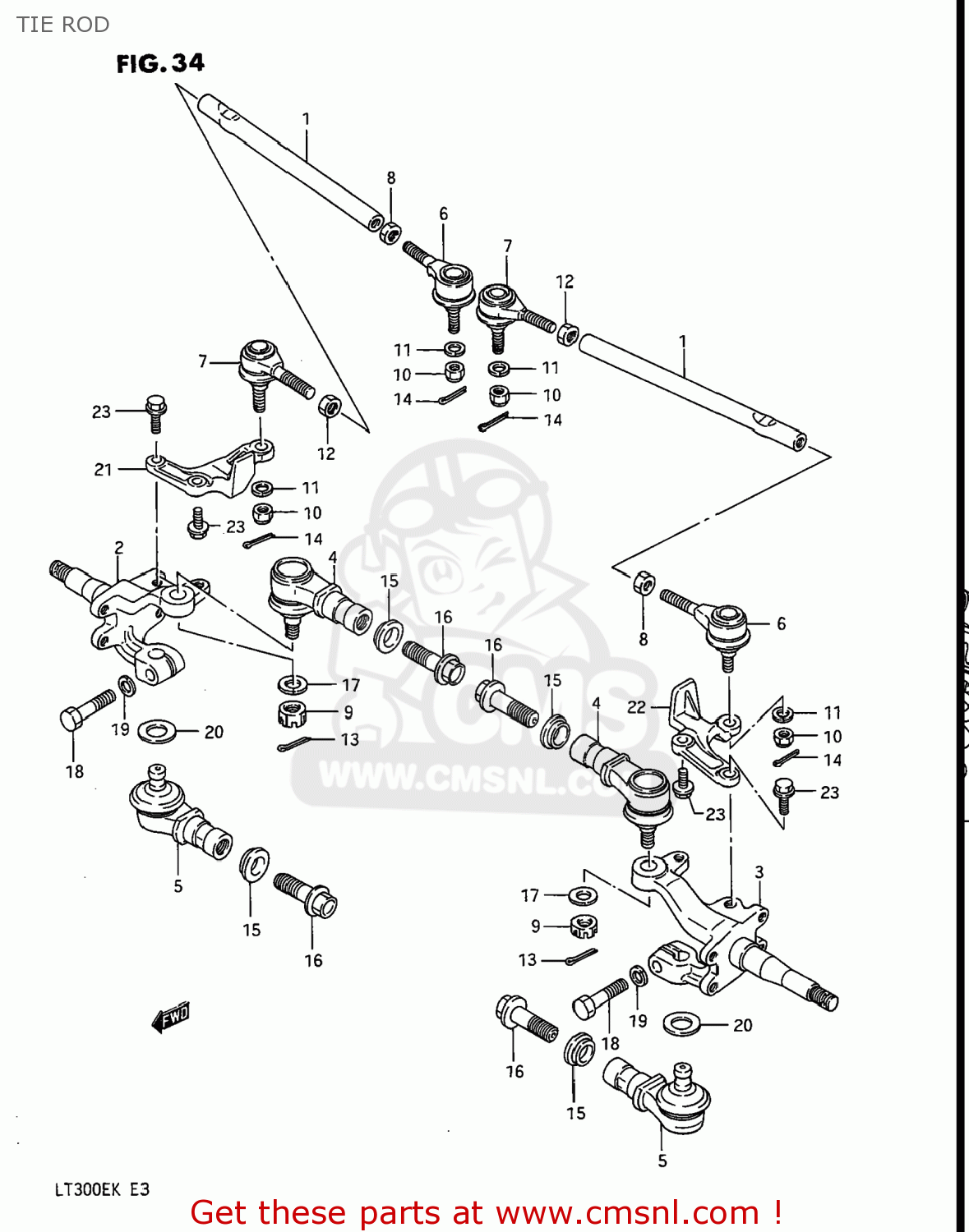 5124141B00 Knuckle,steering,left Suzuki buy the 5124141B00 at CMSNL