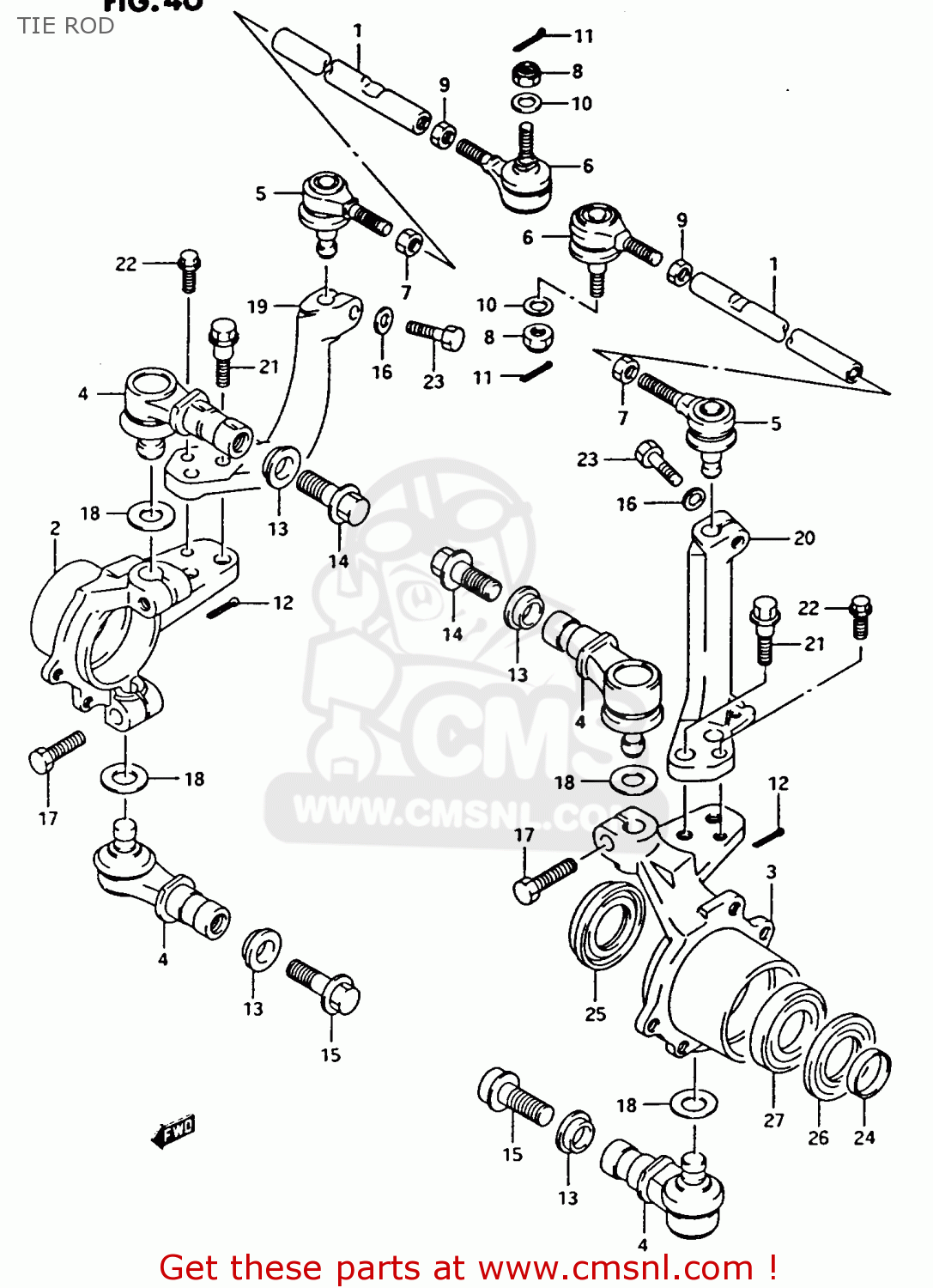 5124239D00 Arm,knuckle Steering,l Suzuki buy the 5124239D00 at CMSNL