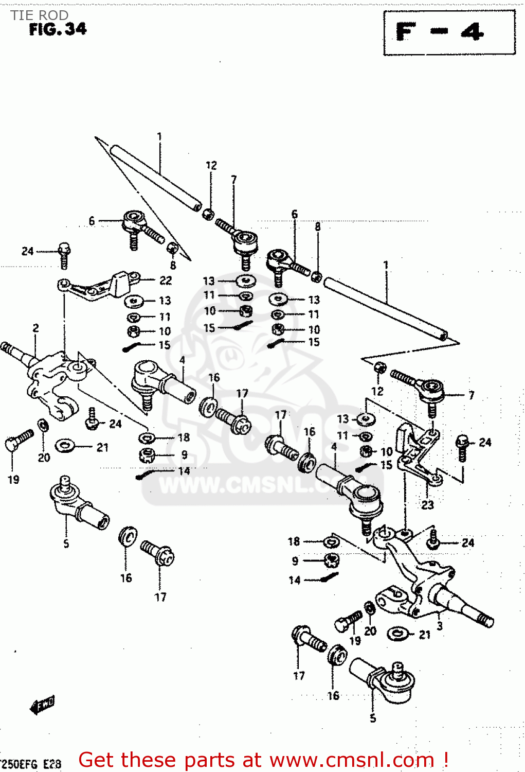 5124224501 Arm,knuckle Steering,left Suzuki buy the 5124224501 at CMSNL