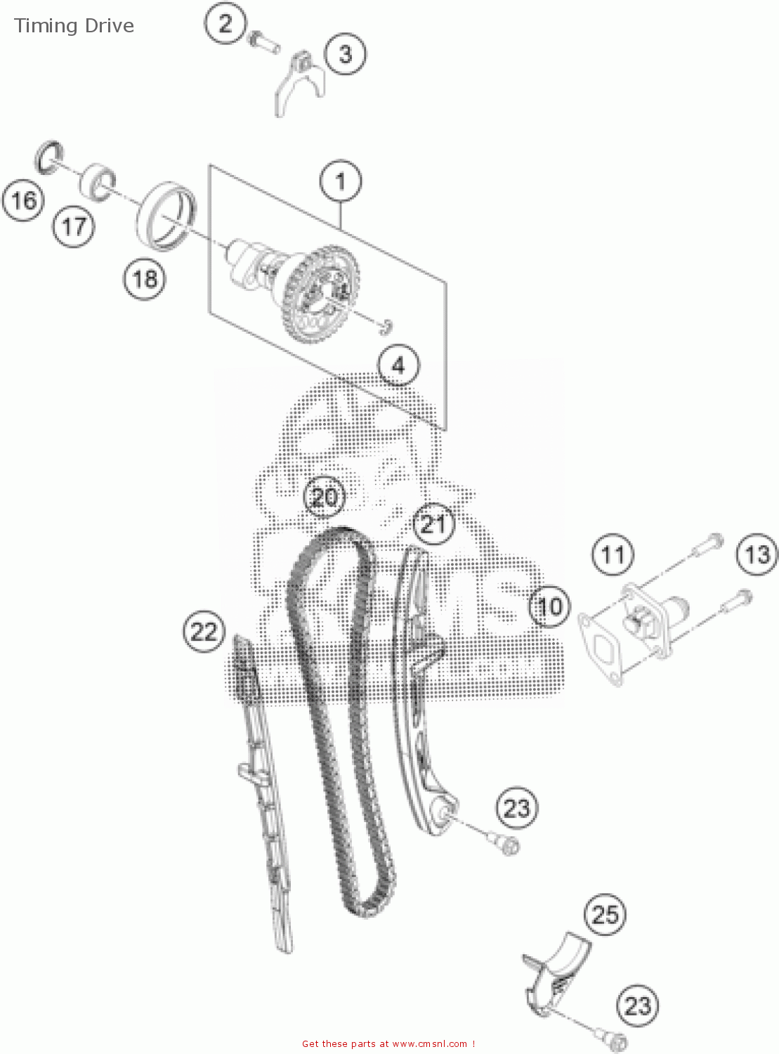 79436002000 Drive Chain Tensioning Rail Ktm buy the 79436002000 at CMSNL