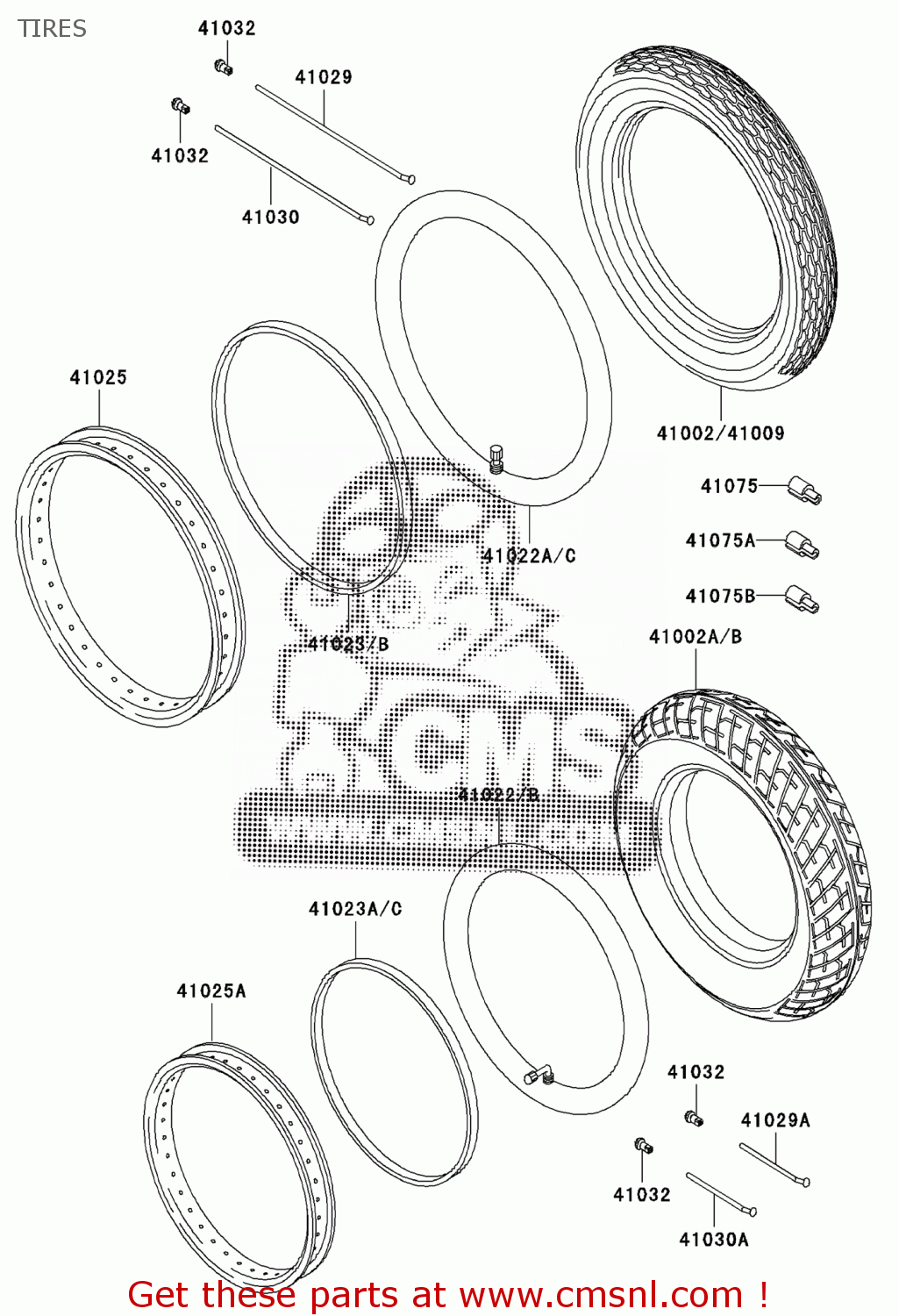 Kawasaki RIM,FR,17XMT2.15 410251225 Kawasaki RIM,FR,17XMT2.15 410251225