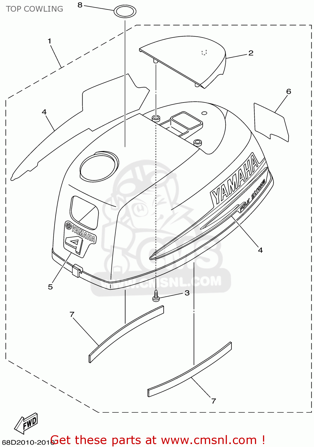 68d4266200: Damper Yamaha - Buy The 68d-42662-00-00 At Cmsnl