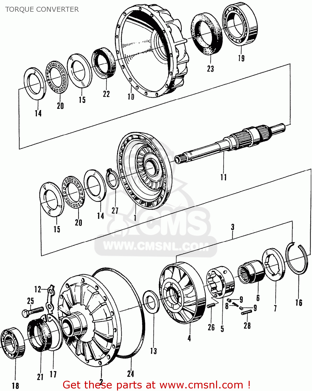 26220581680 Turbine, Torque Converter Honda buy the 26220581680 at
