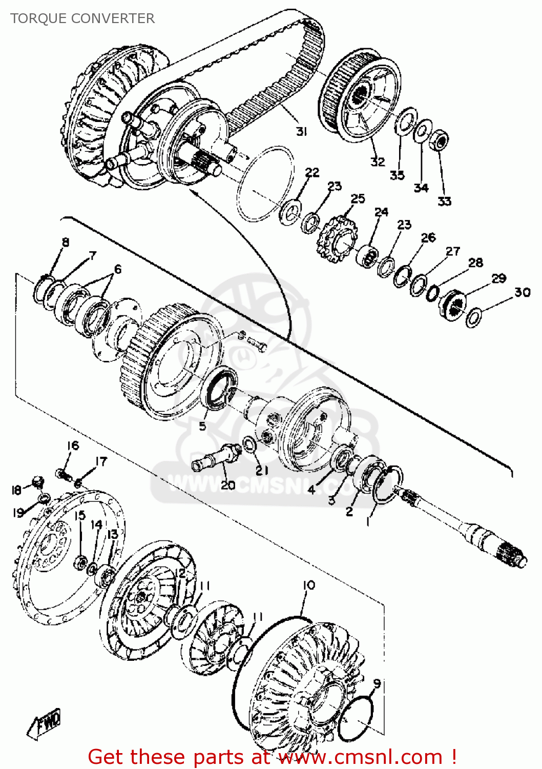 DOG CLUTCH for PR440 1976 order at CMSNL