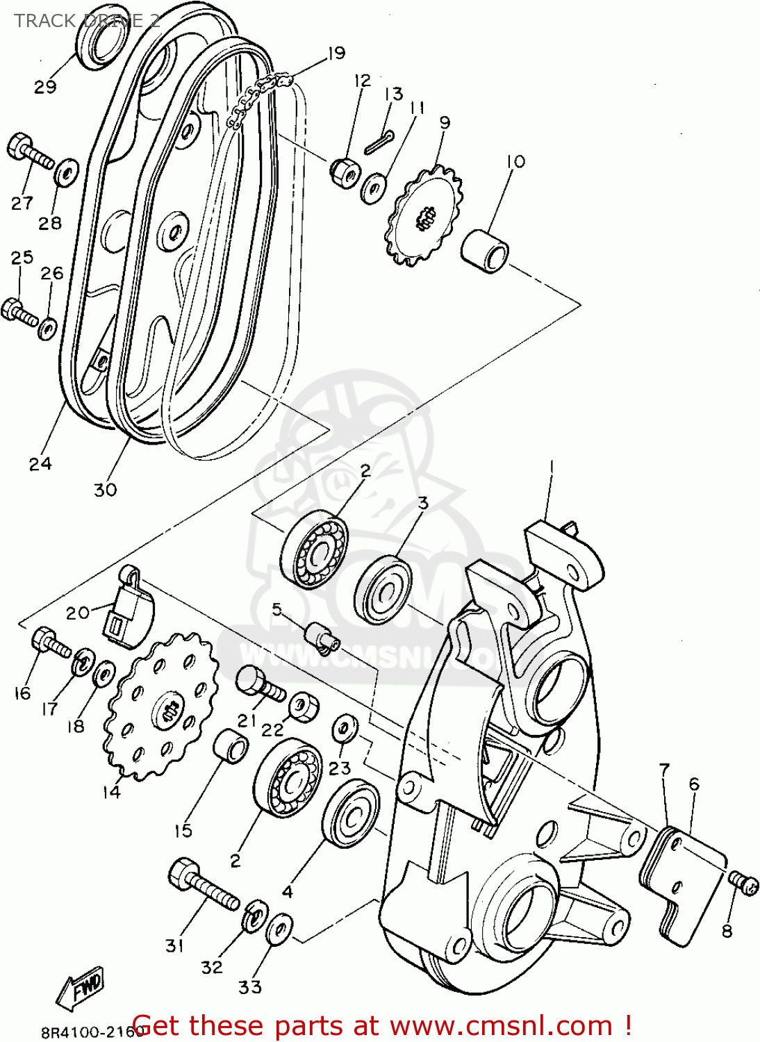 8BC4754830 Sprocket, Chain Driven Yamaha buy the 8BC4754830 at CMSNL