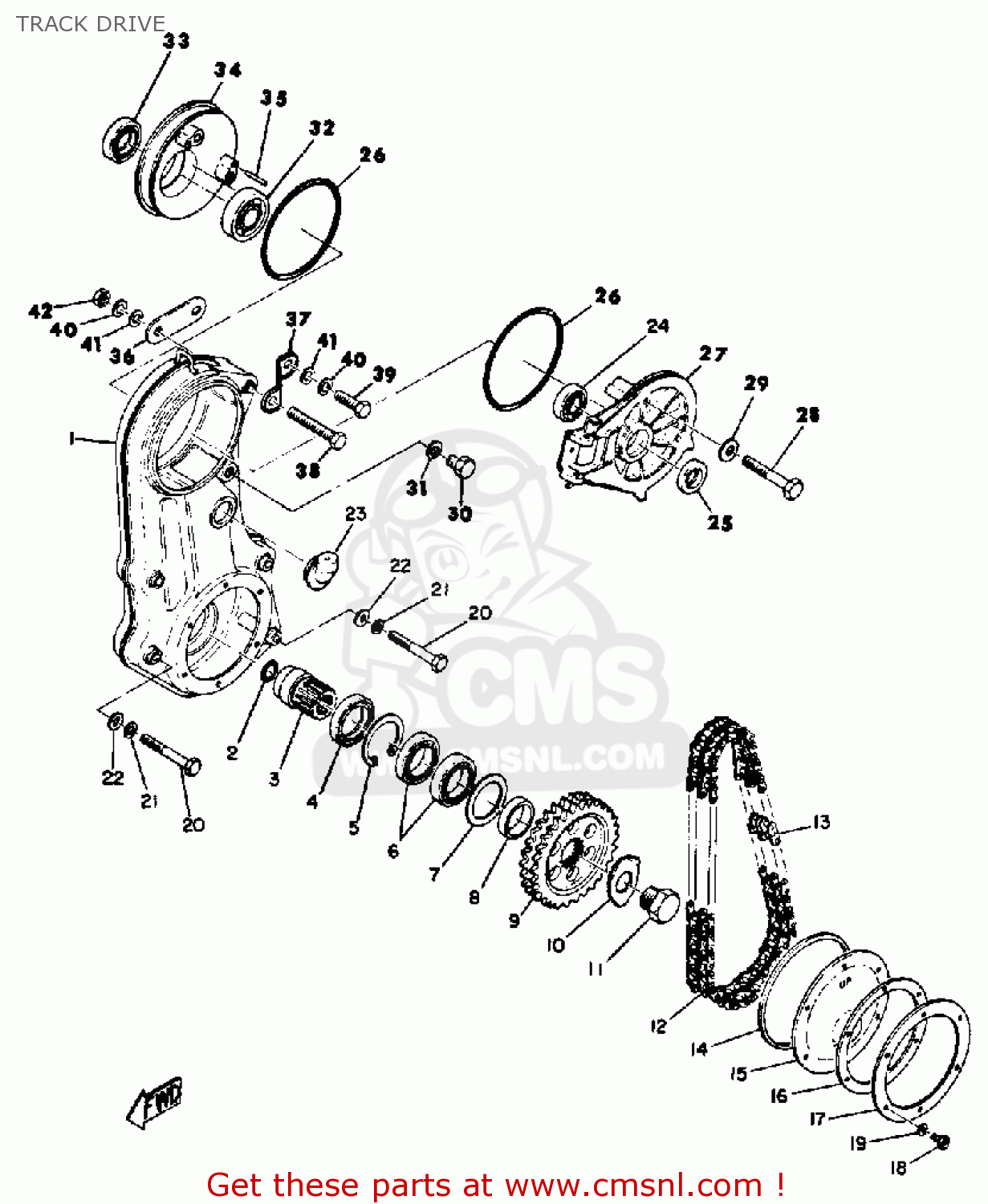 9480425068 Chain, Drive Yamaha buy the 9480425068 at CMSNL