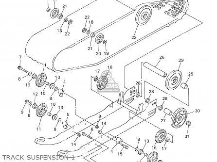 8CC4711030: Track Assy Yamaha - buy the 8CC-47110-30 at CMSNL