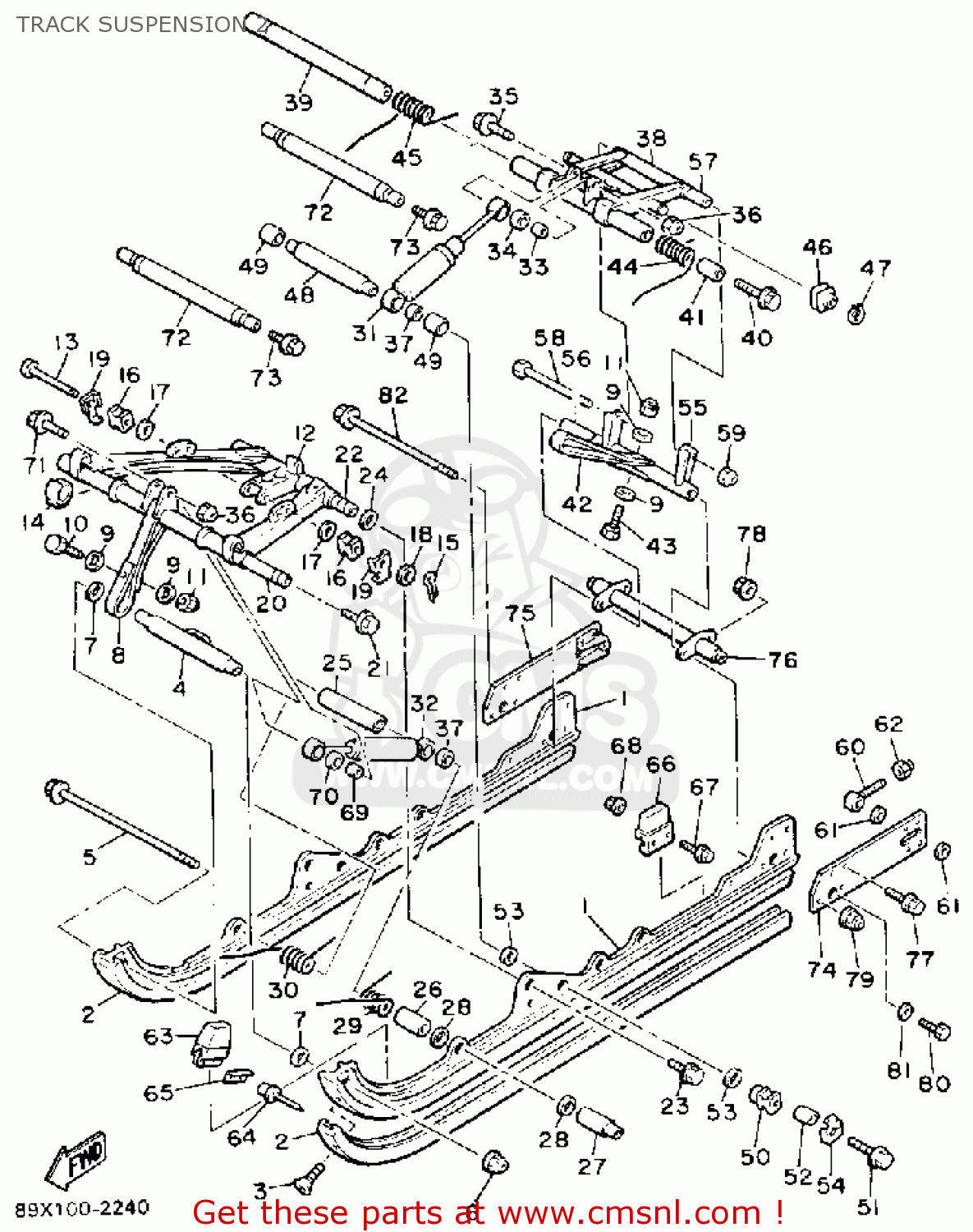 WASHER, PLATE(33Y) for YZ125 1989 (K) USA order at CMSNL