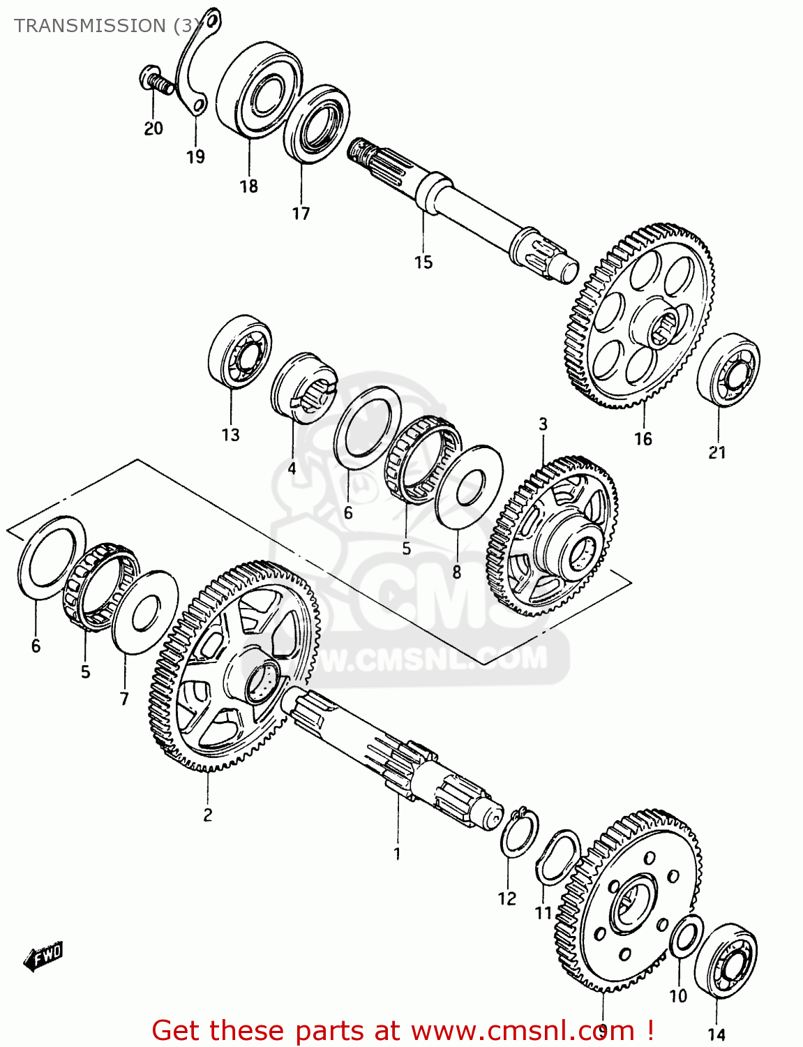 BALL BEARING 22X50X14 for PE175 1984 (E) USA (E03) order at CMSNL