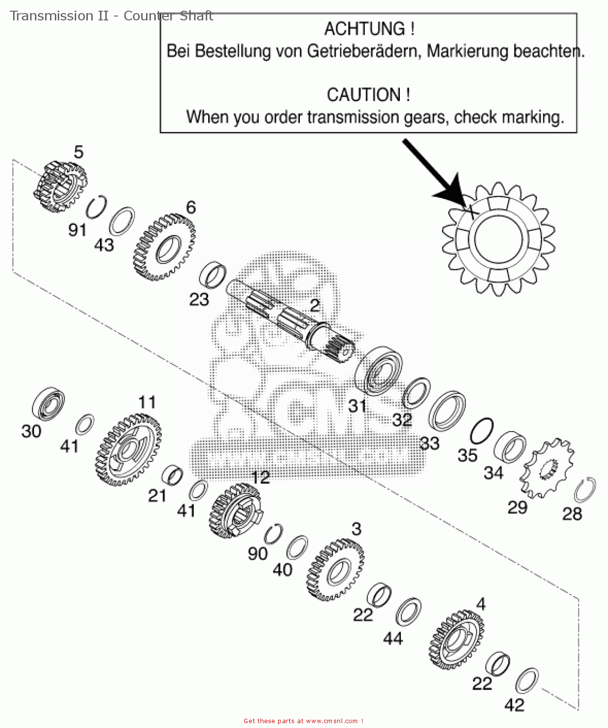 O-RING 23,00X2,00 NBR70 for 150 SX USA 2016 - order at CMSNL