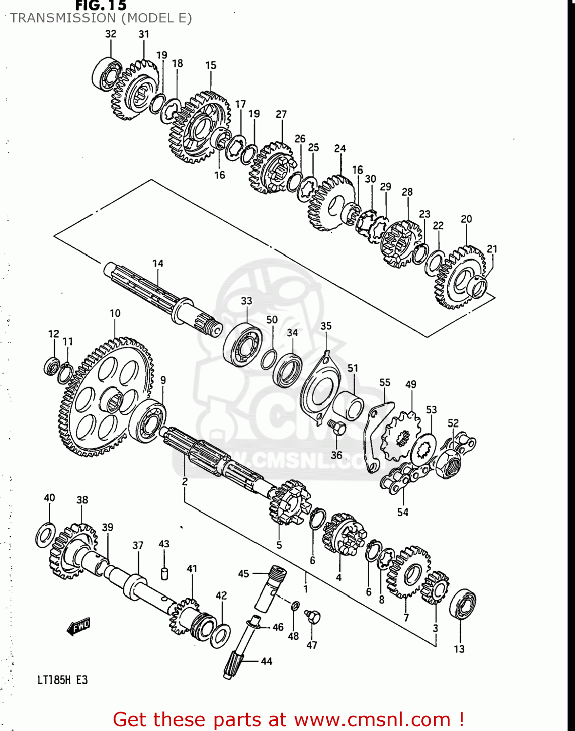 2412024404 Shaft,counter Suzuki buy the 2412024404 at CMSNL