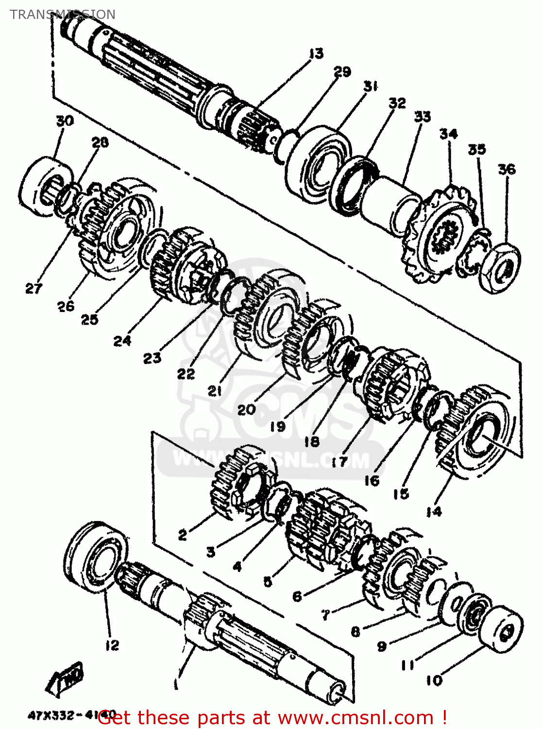 OIL SEAL(47X) for RD500LC 1985 1GE EUROPE 251GE-300E1 - order at CMSNL