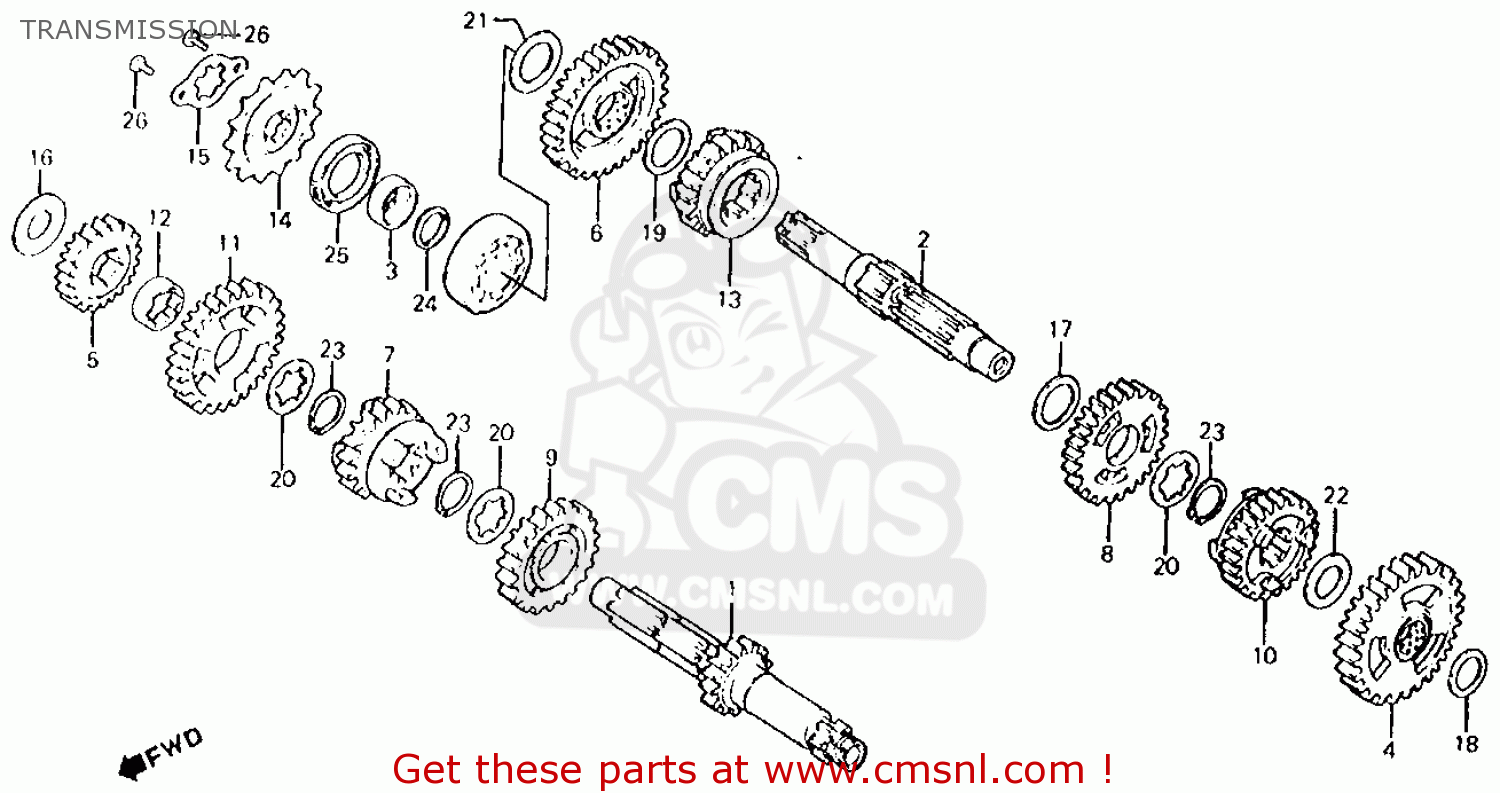 Honda GEAR COMP,C-LOW 23410467010 Honda GEAR COMP,C-LOW 23410467010